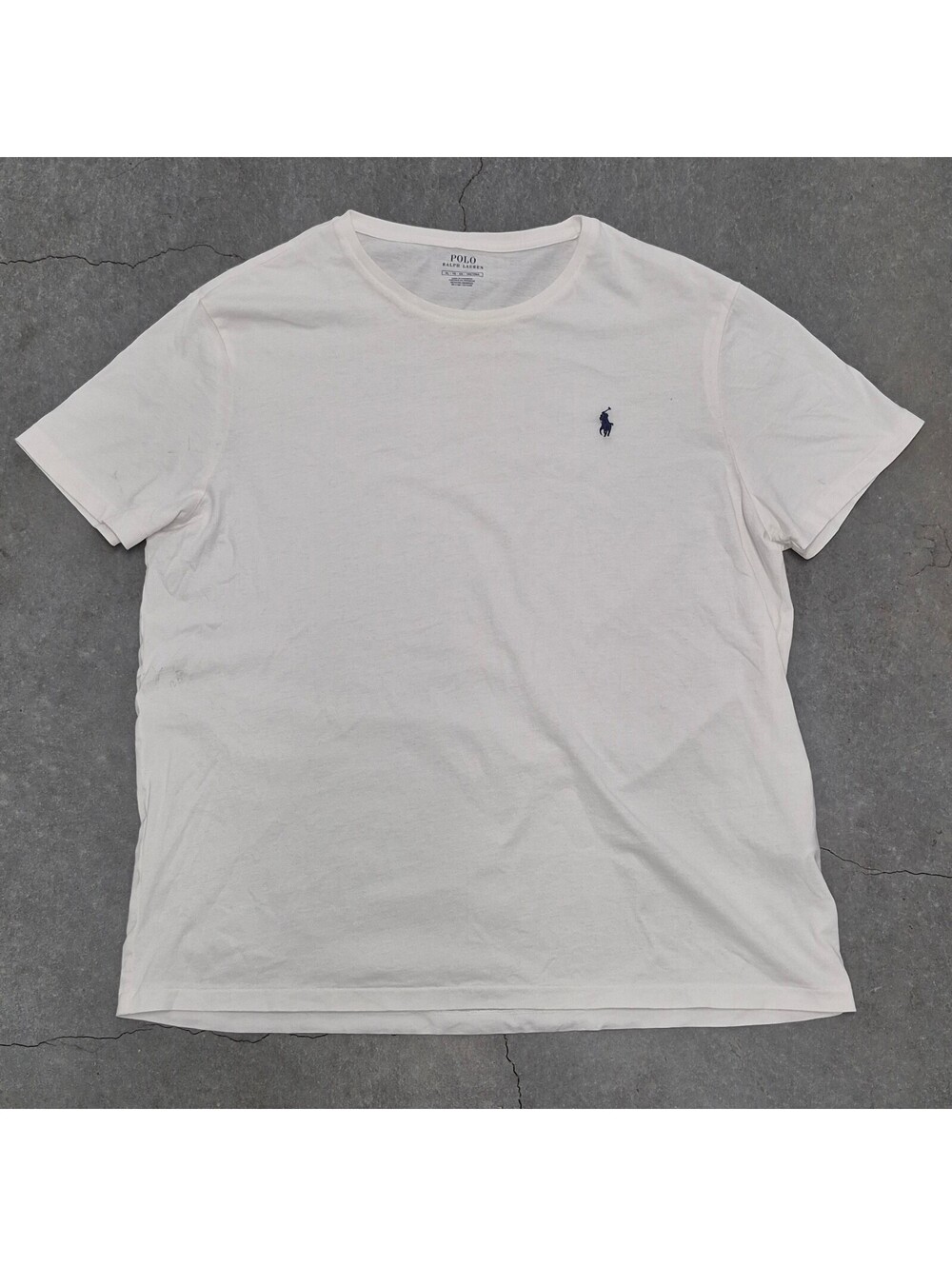 Polo Ralph Lauren Plain White T Shirt
